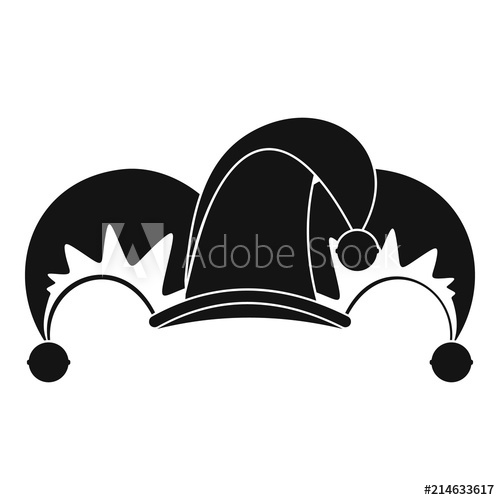500x500 Clown Job Jester Icon Simple Illustration Of Clown Job Jester