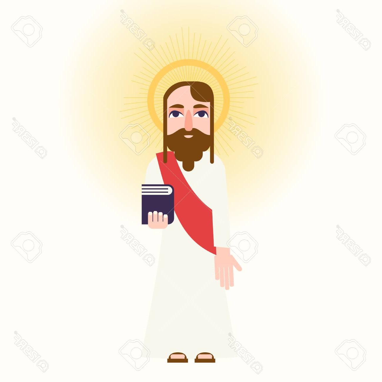 1300x1300 Top Jesus Cartoon Character Vector Library Vector Images Design