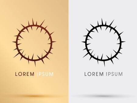 Jesus Crown Crown Of Thorns Symbol Vector Royalty Free Vector 450x338 Jesus Crown Crown Of Thorns Symbol Vector Royalty Free Vector