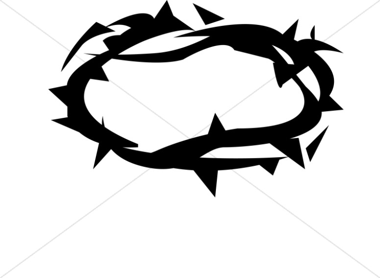 Black And White Crown Of Thorns Good Friday Clipart 776x568 Black And White Crown Of Thorns Good Friday Clipart