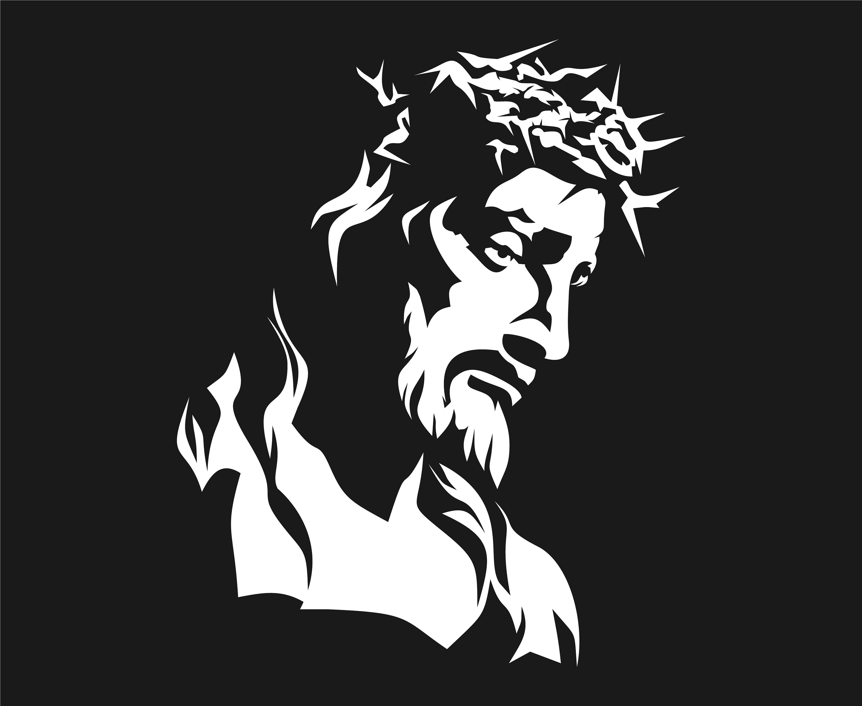 Jesus Face Vector at Vectorified.com | Collection of Jesus Face Vector ...