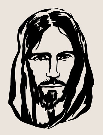 Jesus Face Vector at Vectorified.com | Collection of Jesus Face Vector ...