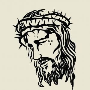 Jesus Face Vector at Vectorified.com | Collection of Jesus Face Vector ...