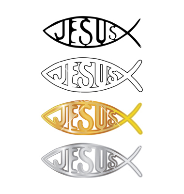 Christian Fish Vector Free Images 380x400 Christian Fish Vector Free Images