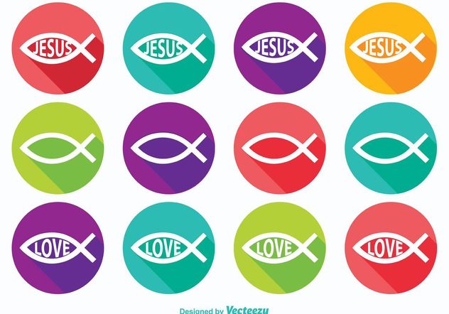 Christian Fish Symbol Icons Free Vector Download Cannypic 632x442 Christian Fish Symbol Icons Free Vector Download Cannypic