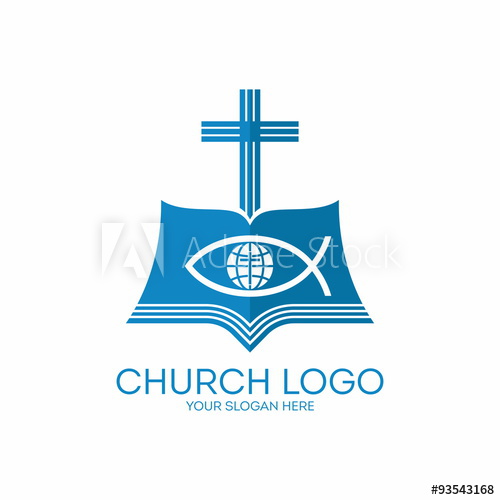 Church Logo Cross, Bible, Jesus Fish, Globe, Cross, Missions 500x500 Church Logo Cross, Bible, Jesus Fish, Globe, Cross, Missions