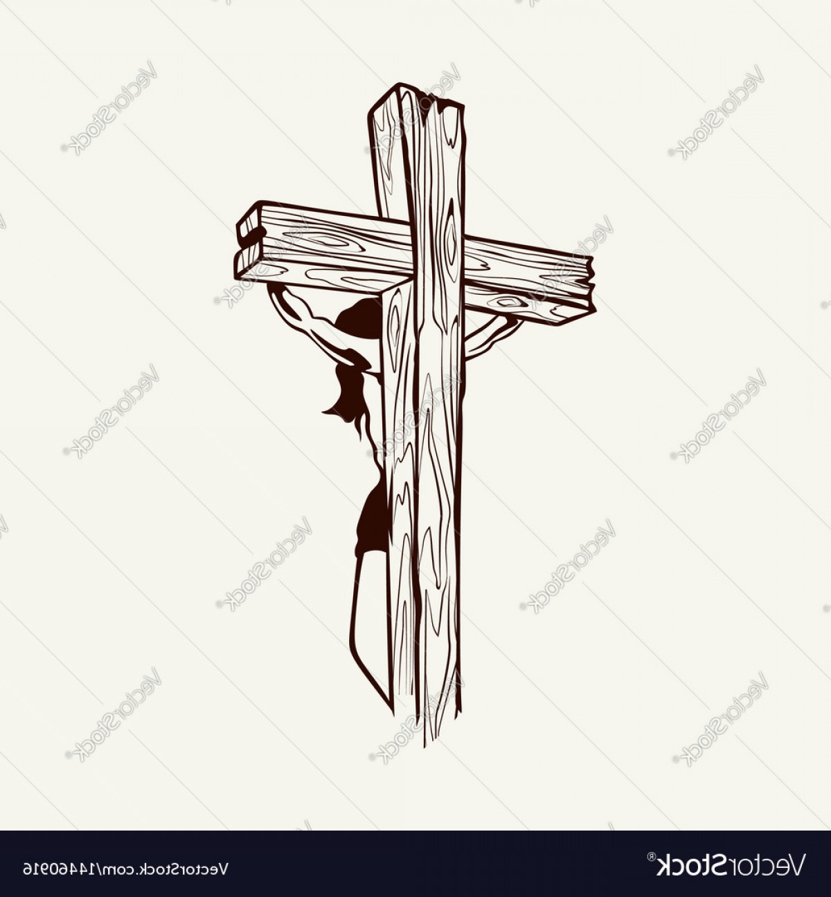 1200x1296 Jesus Crucified Vector Hoodamath