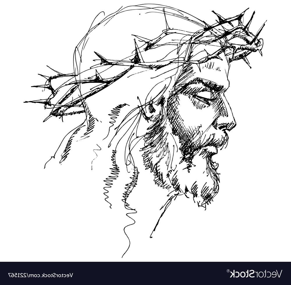 Jesus On The Cross Silhouette Vector at Vectorified.com | Collection of ...