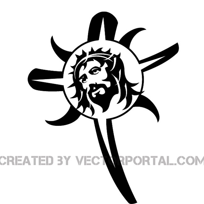 660x660 Jesus And The Cross Image Free Vector