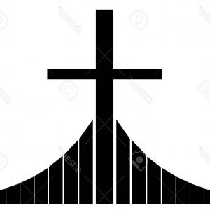 300x300 Silhouette Jesus Christ Carrying Cross On Soidergi
