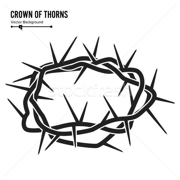 600x600 Crown Of Thorns Silhouette Of A Crown Of Thorns Jesus Christ
