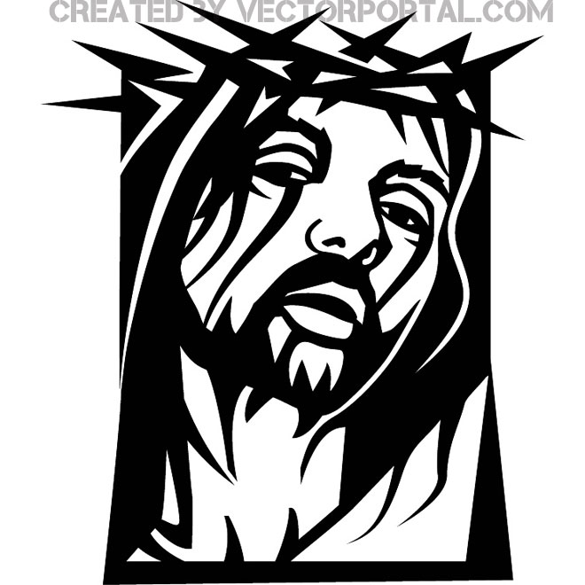 660x660 Jesus Christ Clip Art Graphics Free Vector