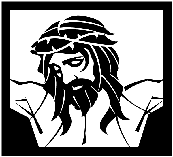 Jesus Silhouette Vector at Vectorified.com | Collection of Jesus ...