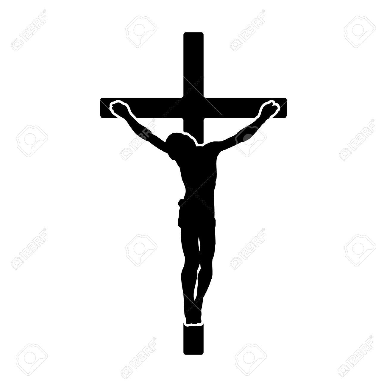 1300x1300 Jesus On The Cross Silhouette Vector