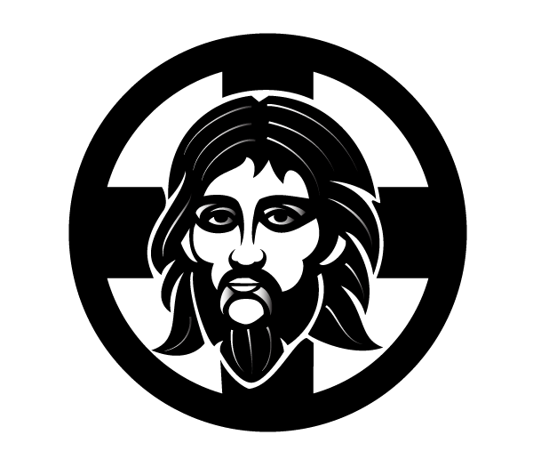 Orthodox Jesus Vector Image 600x525 Orthodox Jesus Vector Image