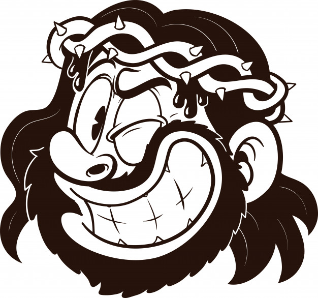 Cartoon Jesus Vector Premium Download 626x586 Cartoon Jesus Vector Premium Download