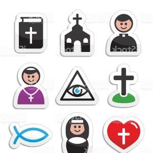 300x300 Christian Cross True Belief Vector Religion Symbol Christianity