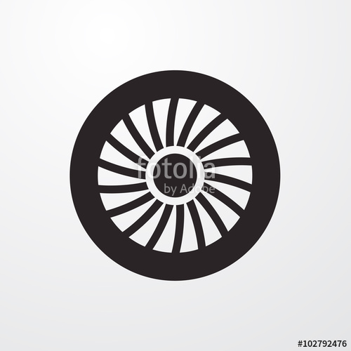 500x500 Jet Engine Icon Stock Image And Royalty Free Vector