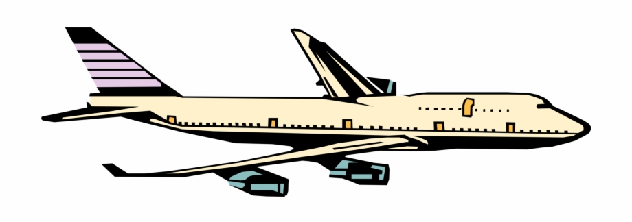 920x324 Vector Illustration Of Commercial Airplane Boeing