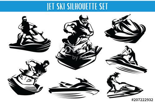 Jet Ski Logo Vector