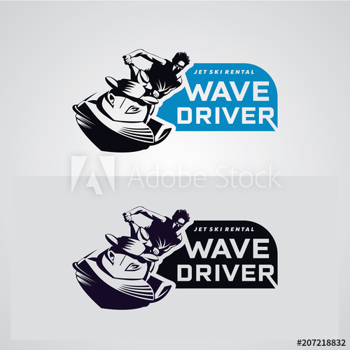 500x500 Jet Ski Logo Designs Template