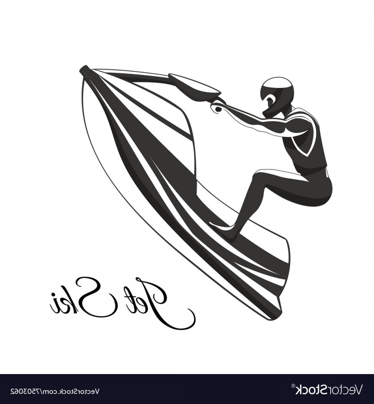 1200x1296 Man On Jet Ski Vector Soidergi