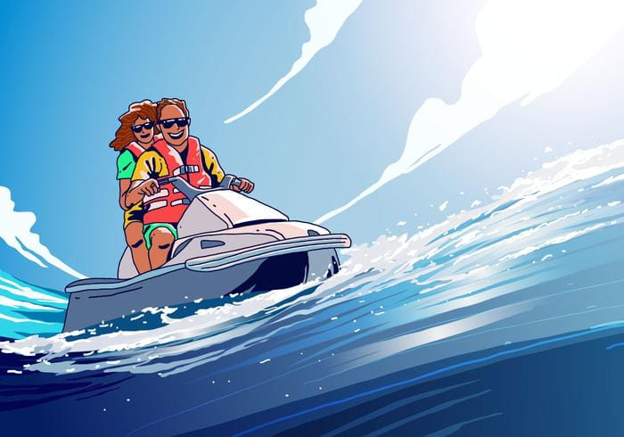 700x490 Riding Jet Ski Vector Free Graphics Uihere