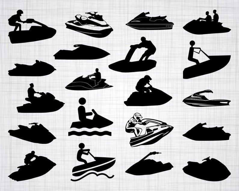 794x635 Jet Ski Bundle Jet Ski Jet Ski Clipart Jet Ski Cut Etsy