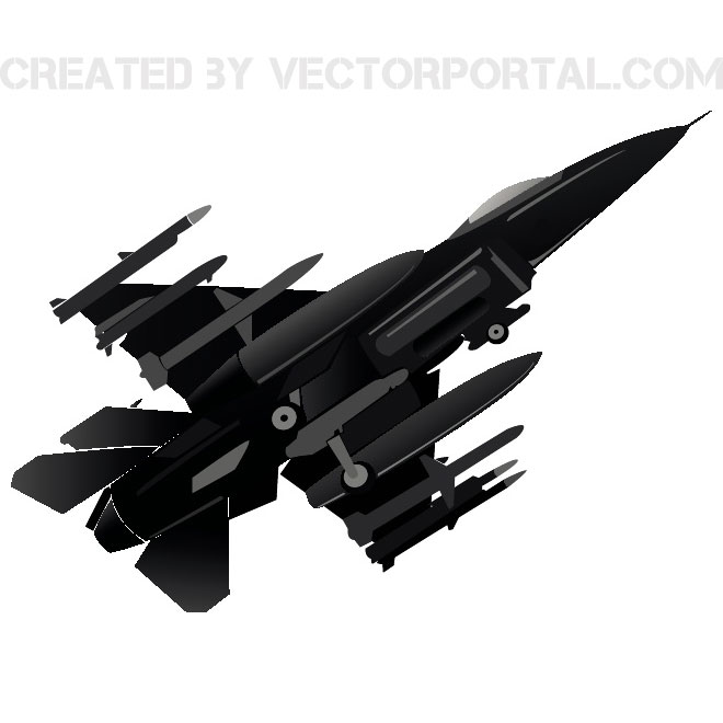 660x660 Fighter Jet Free Vector