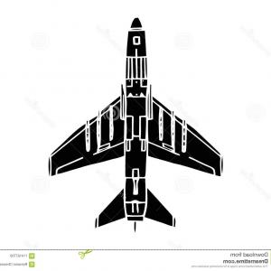 300x300 Black Silhouette Military Aircraft White Background Fighter Jet
