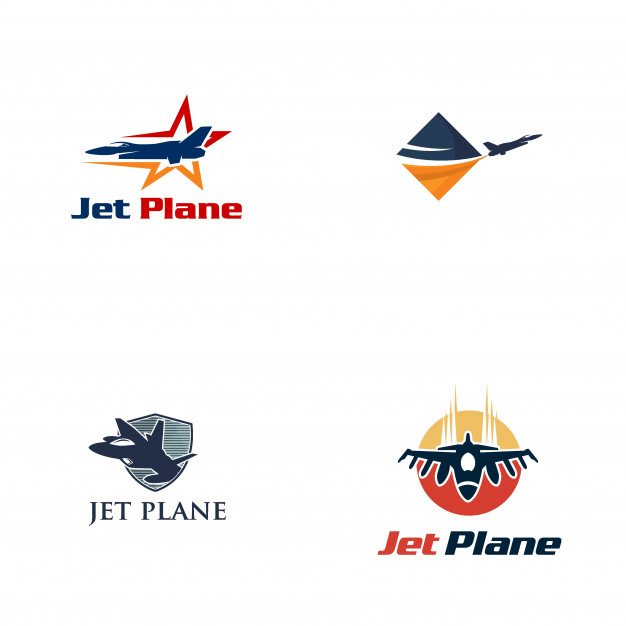 626x626 Jet Plane Logo Design Vector Premium Download