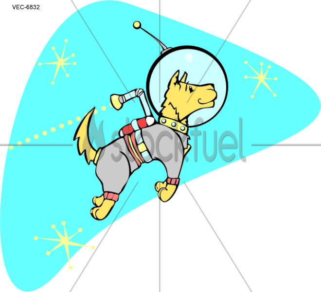660x600 Spacedog Jetpack Vector Graphics Stockfuel