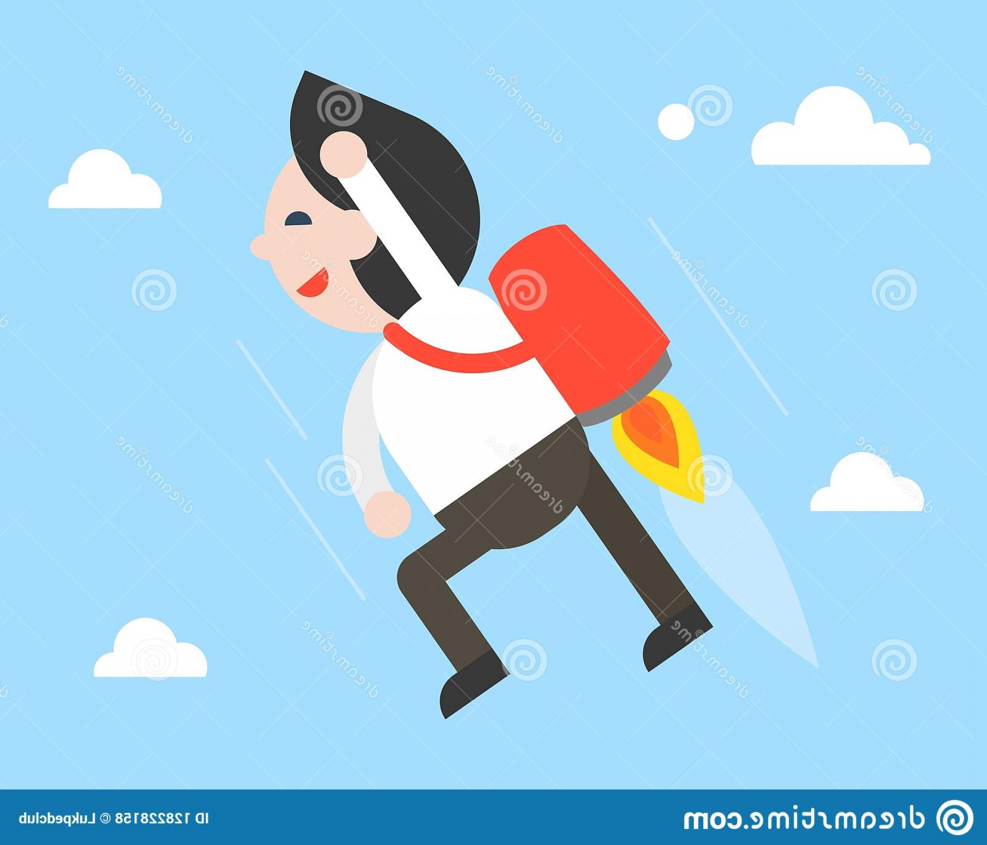 1920x1644 Businessman Flying Jetpack Sky Vector Flat Design Image Soidergi