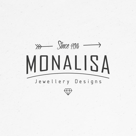570x570 Jewelry Business Logo Diamond Logo Brand Logo Design Arrow Etsy