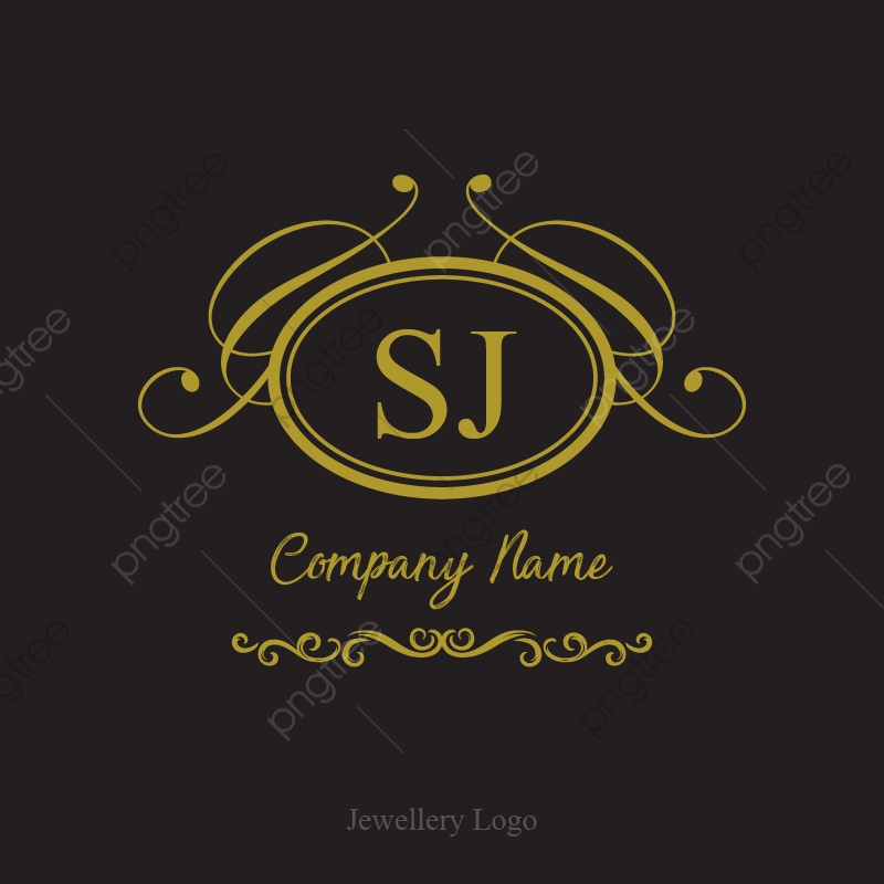 800x800 Jewellery Logo With Golden Shape, Jewelry, Wedding, Gold Png