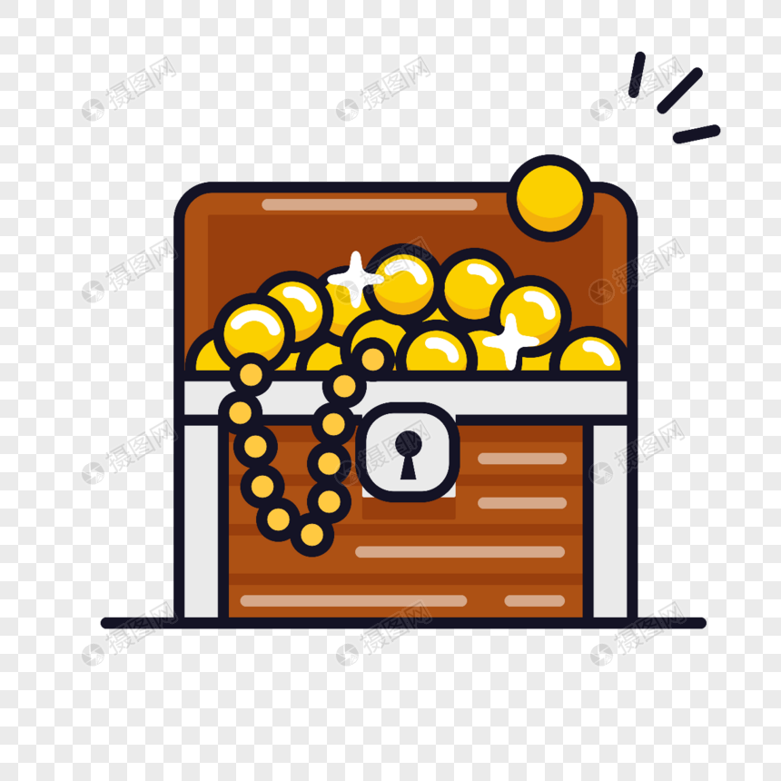 860x860 Jewelry Box Wealth Icon Free Vector Illustration Material Png
