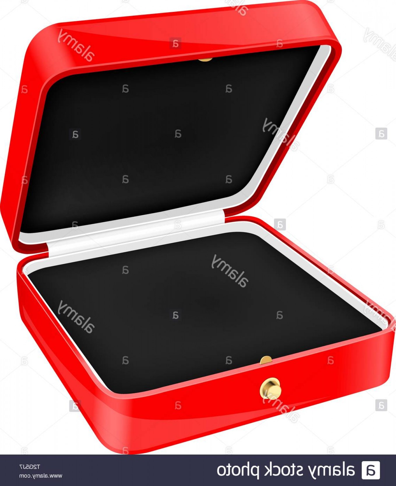 1359x1668 Open Red Jewelry Box With Black Velvet Lining Vector D