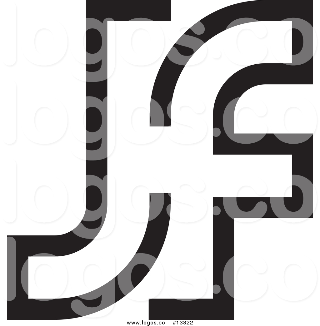 1024x1044 Royalty Free Vector Logo Of Jf Letters Merged Together