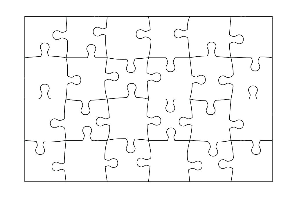 1023x682 Jigsaw Puzzle Vector Templates Template For Word Blank Plate