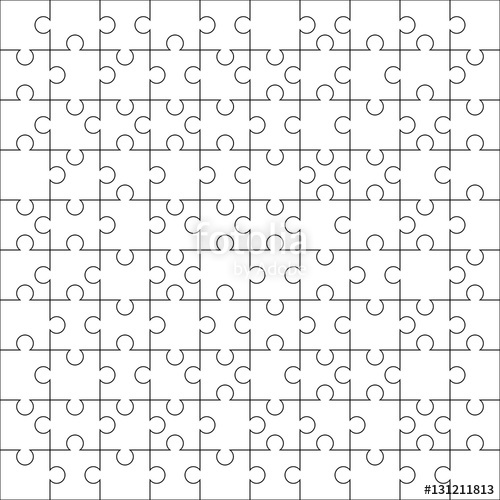 Jigsaw Puzzle Vector Template at Vectorified.com | Collection of Jigsaw ...