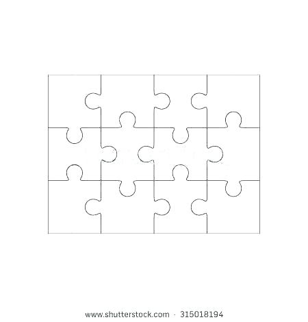 450x470 Complete Puzzle Jigsaw Template Pieces Vector Free Download