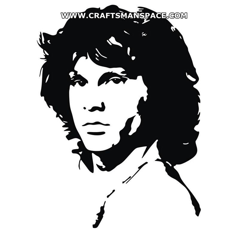 800x800 Jim Morrison Vector Pattern
