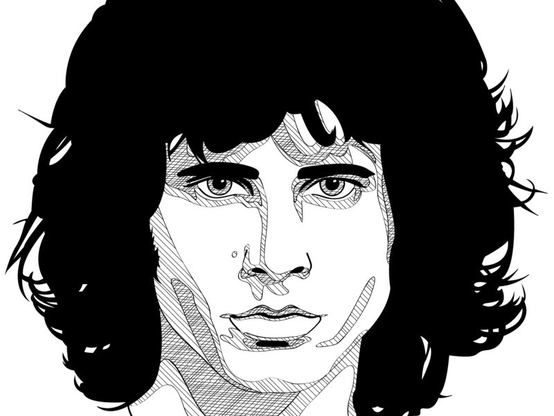 Jim Morrison Vector at Vectorified.com | Collection of Jim Morrison ...