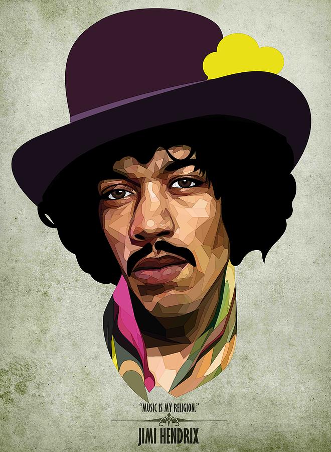 660x900 Jimi Hendrix Drawing
