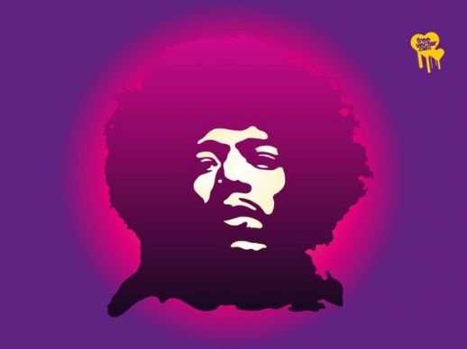 518x388 Jimi Hendrix Purple Haze Vector