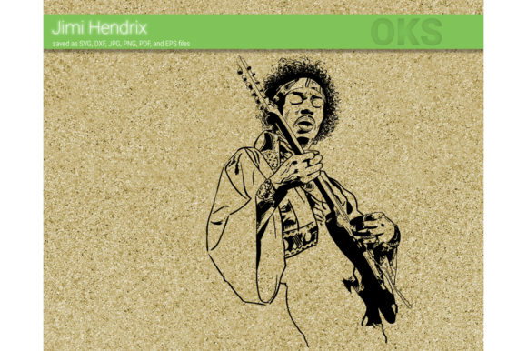 580x386 Jimi Hendrix Vector Graphic