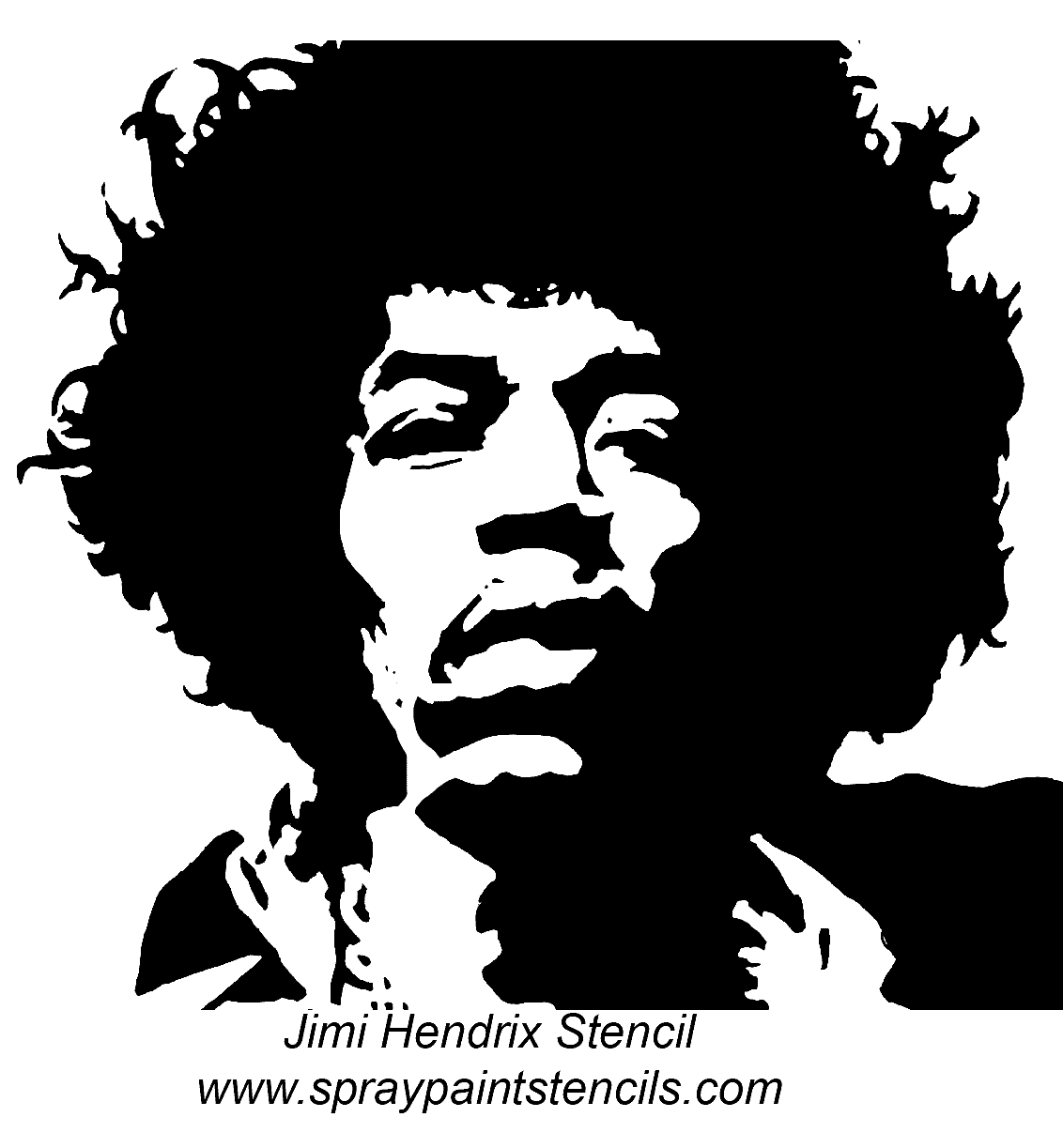 1132x1223 Jimi Hendrix Stensil Metal Louder Than Life Pop Art Portraits