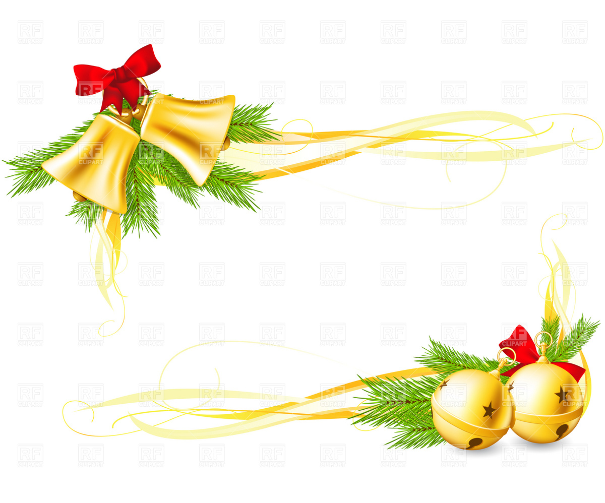 1200x998 Jingle Bells And Christmas Decorative Corners Made With Gradient