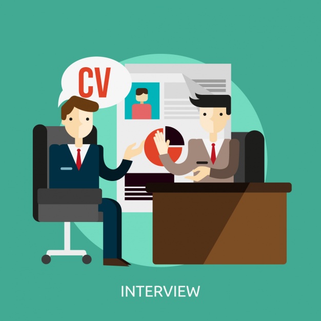 626x626 Job Interview Background Vector Free Download