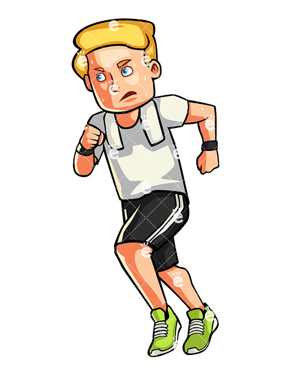 585x755 A Man Jogging